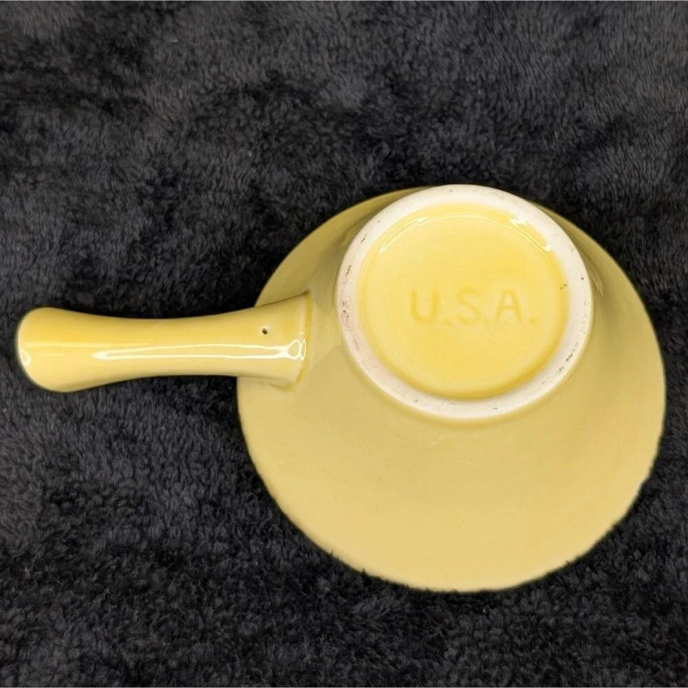 Rare Vintage Cameron Clay Casserole Dish - West Virginia Pottery